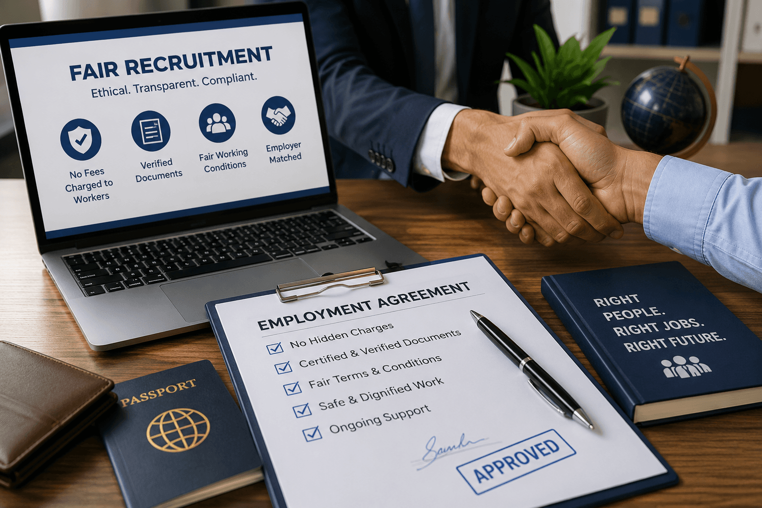 Fair and transparent recruitment protecting workers
