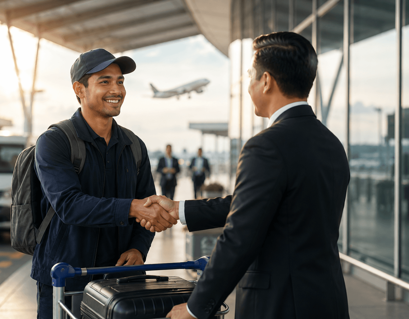 Coordinated travel and safe arrival for deployed workers